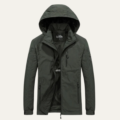 Waterproof Hooded Windbreaker Jacket - VibreMode