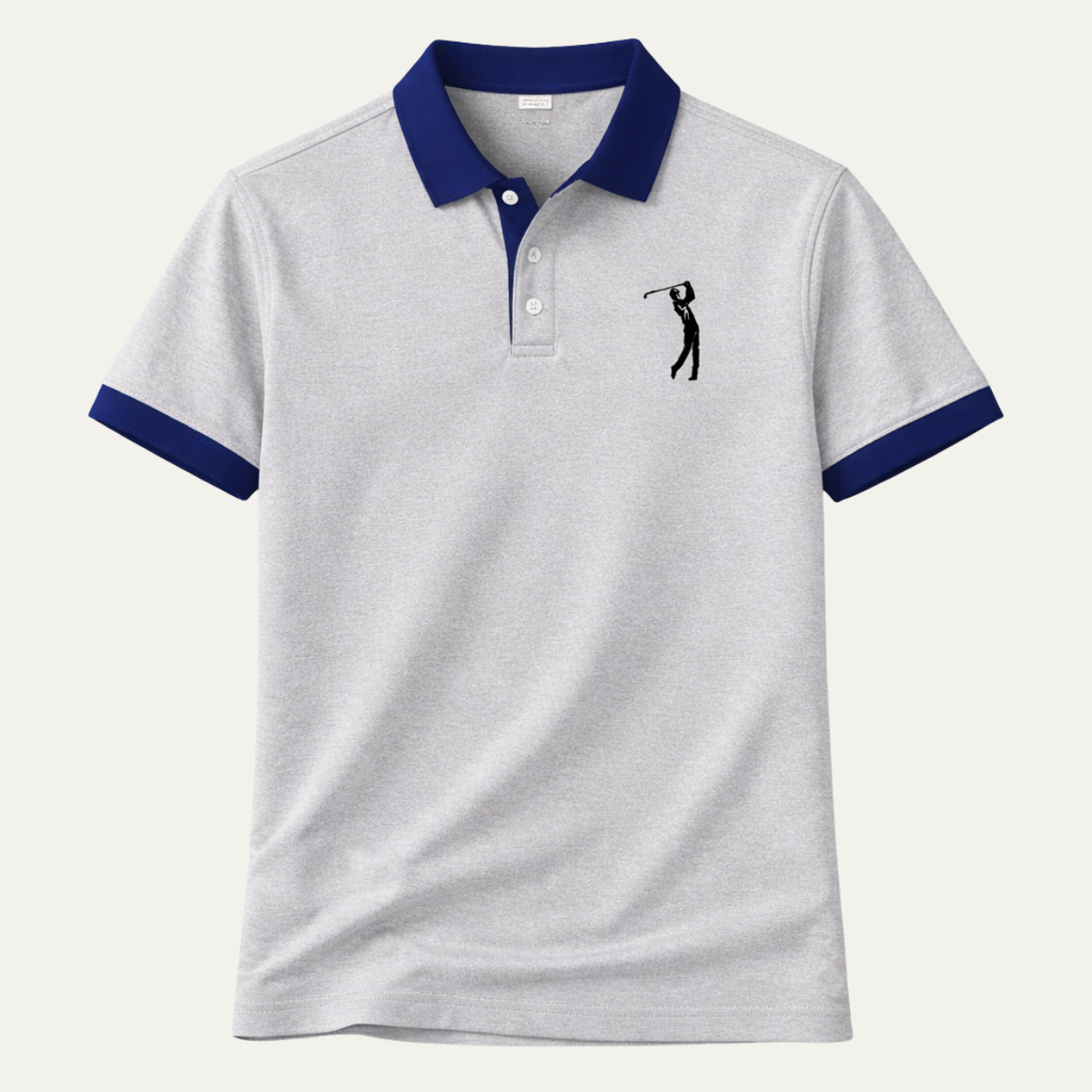 Men's Printed Golf Polo Shirt - VibreMode