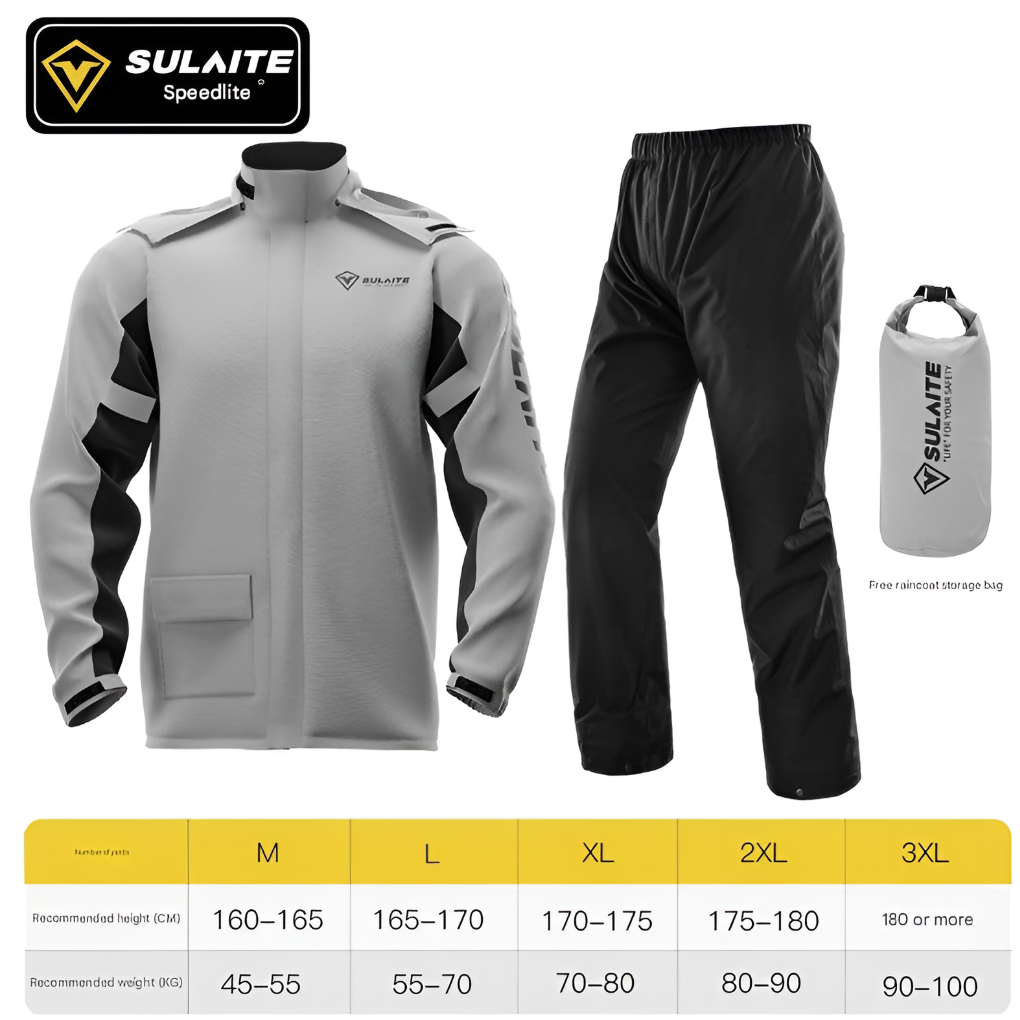 Waterproof Rain Jacket And Pants Set