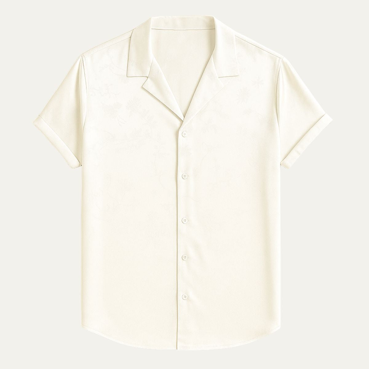 Men's Satin Dress Shirt