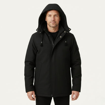 Men's Modern Parka Winter Jacket With Hood
