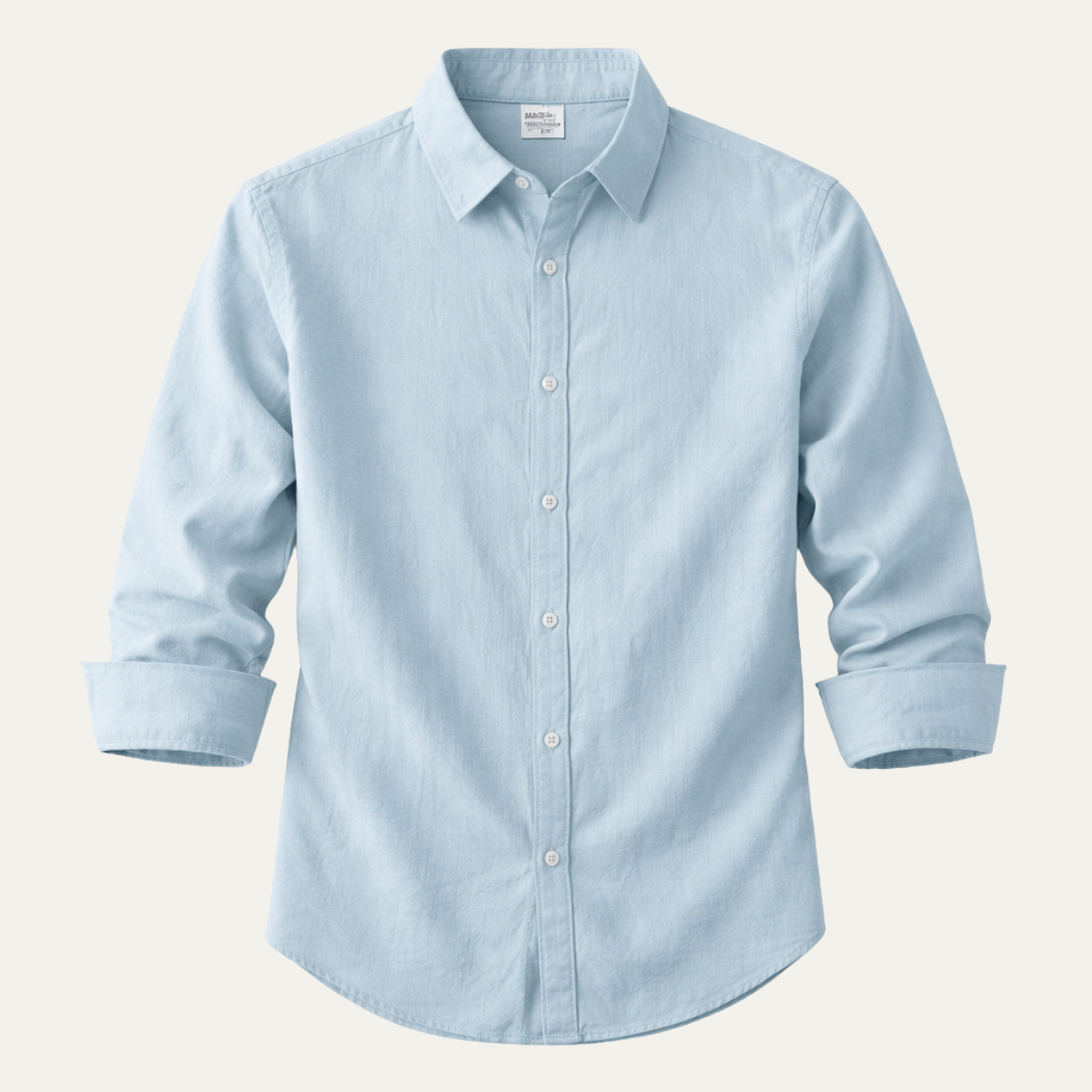 Men's Linen Cotton Button Down Shirt - VibreMode