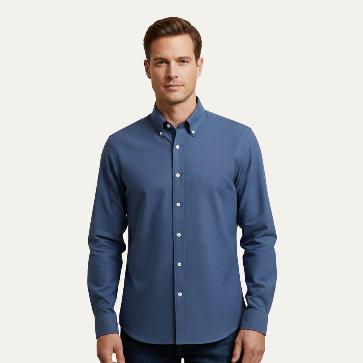 Men's Dress Shirt Cotton Poplin