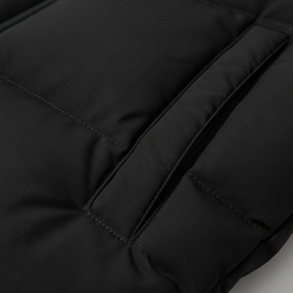Men's Thermal Longline Puffer Coat Black