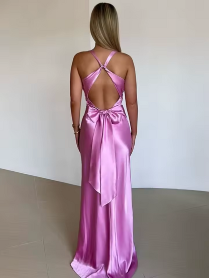 Flowy V-Neck Maxi Dress for Women
