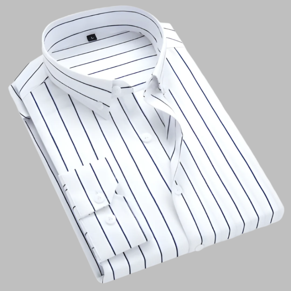Men's Plaid Cotton Oxford Shirt - VibreMode