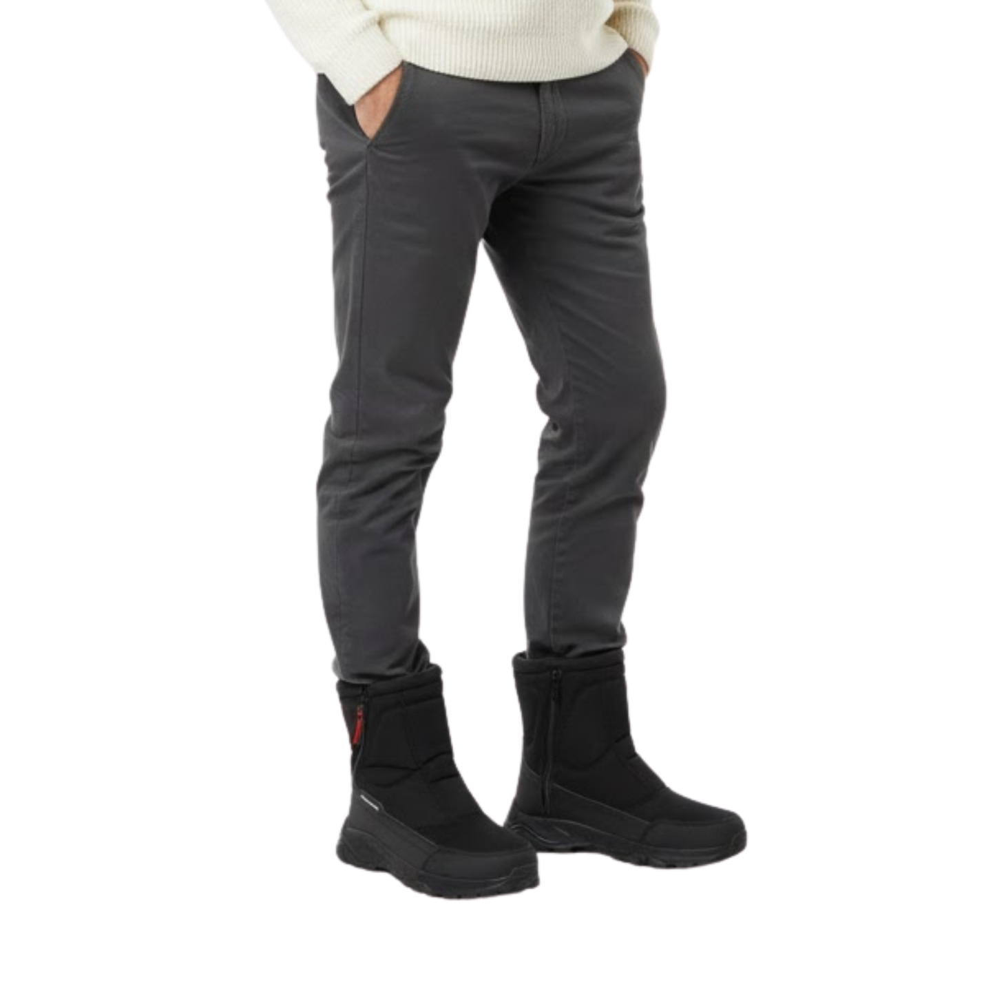 Warm Waterproof Insulated Men's Winter Snow Boots