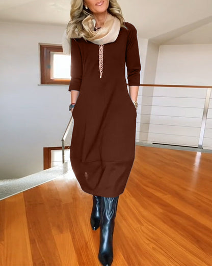 Beautiful Fit and Flare Evening Dress