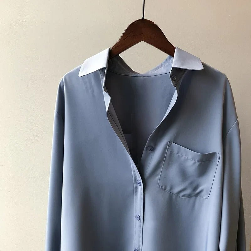 Women's Satin Office Shirt
