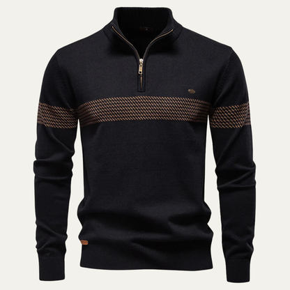 Men's Half Zip Knit Sweater Business Casual