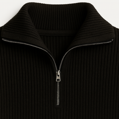 Merino Quarter Zip Sweater