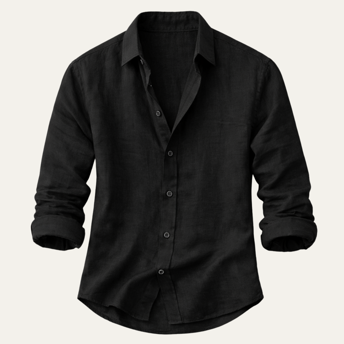 Mens Linen Button Up Shirt - VibreMode