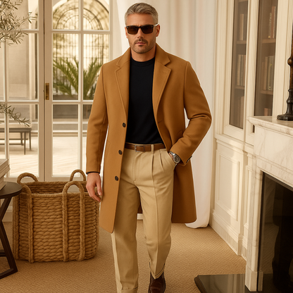 Langley Men's Mid-Length Coat
