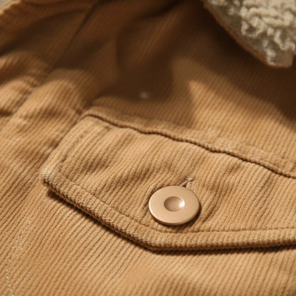 Men's Corduroy Winter Jacket Warm