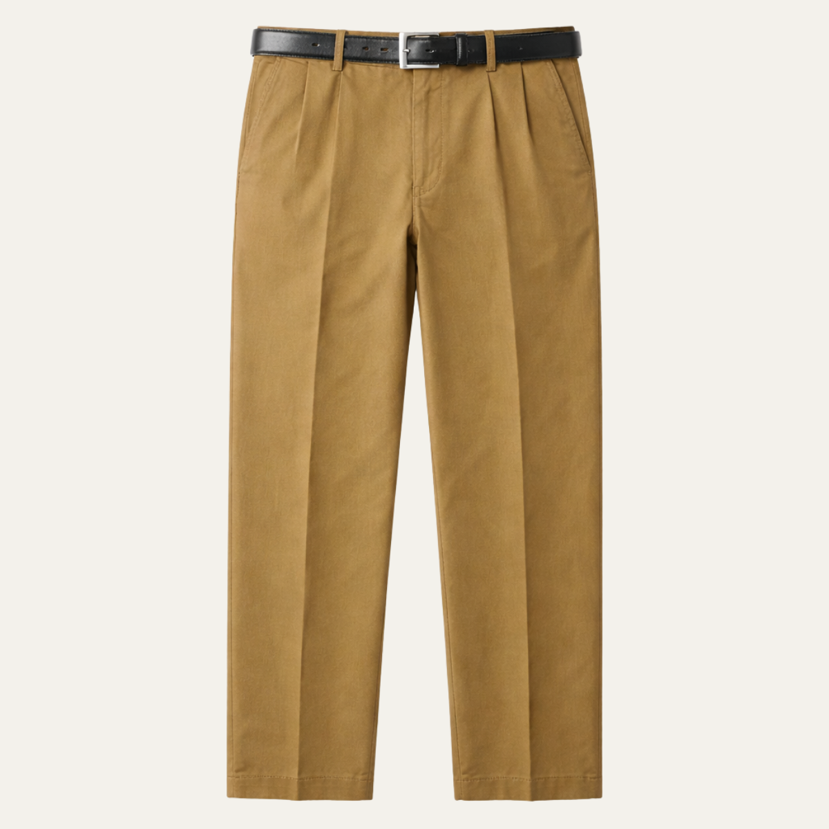 Men's Cotton Double Pleated Pants - VibreMode