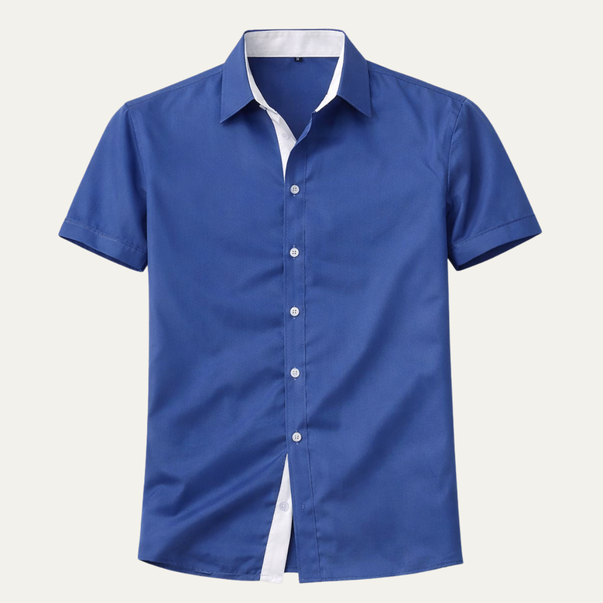 Men's Business Button-Up Shirt Solid - VibreMode