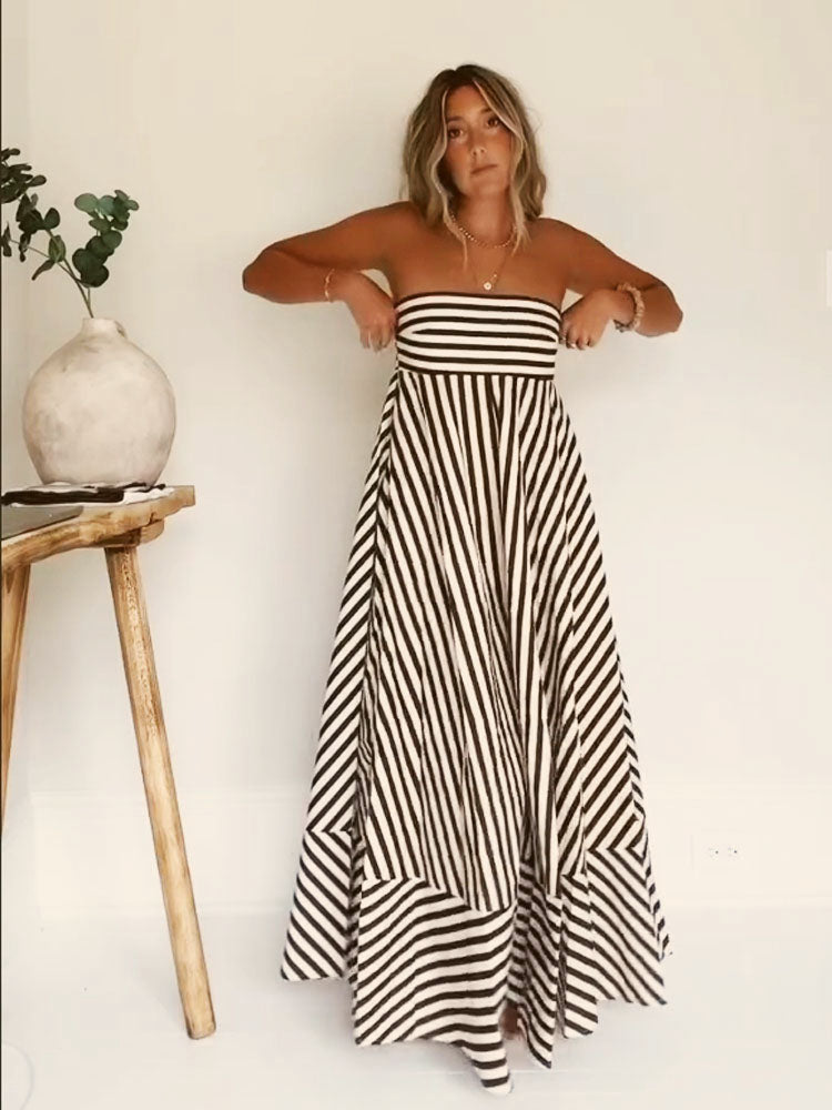 Elegant Off Shoulder Long Dress - VibreMode