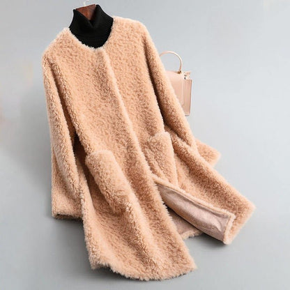 Luxurious Faux Fur Winter Coat