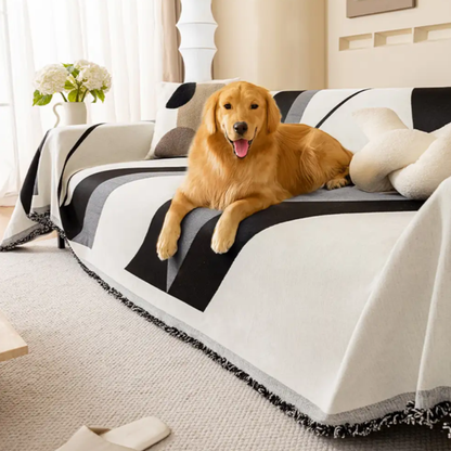 Chenille Sofa Slipcover Modern Design