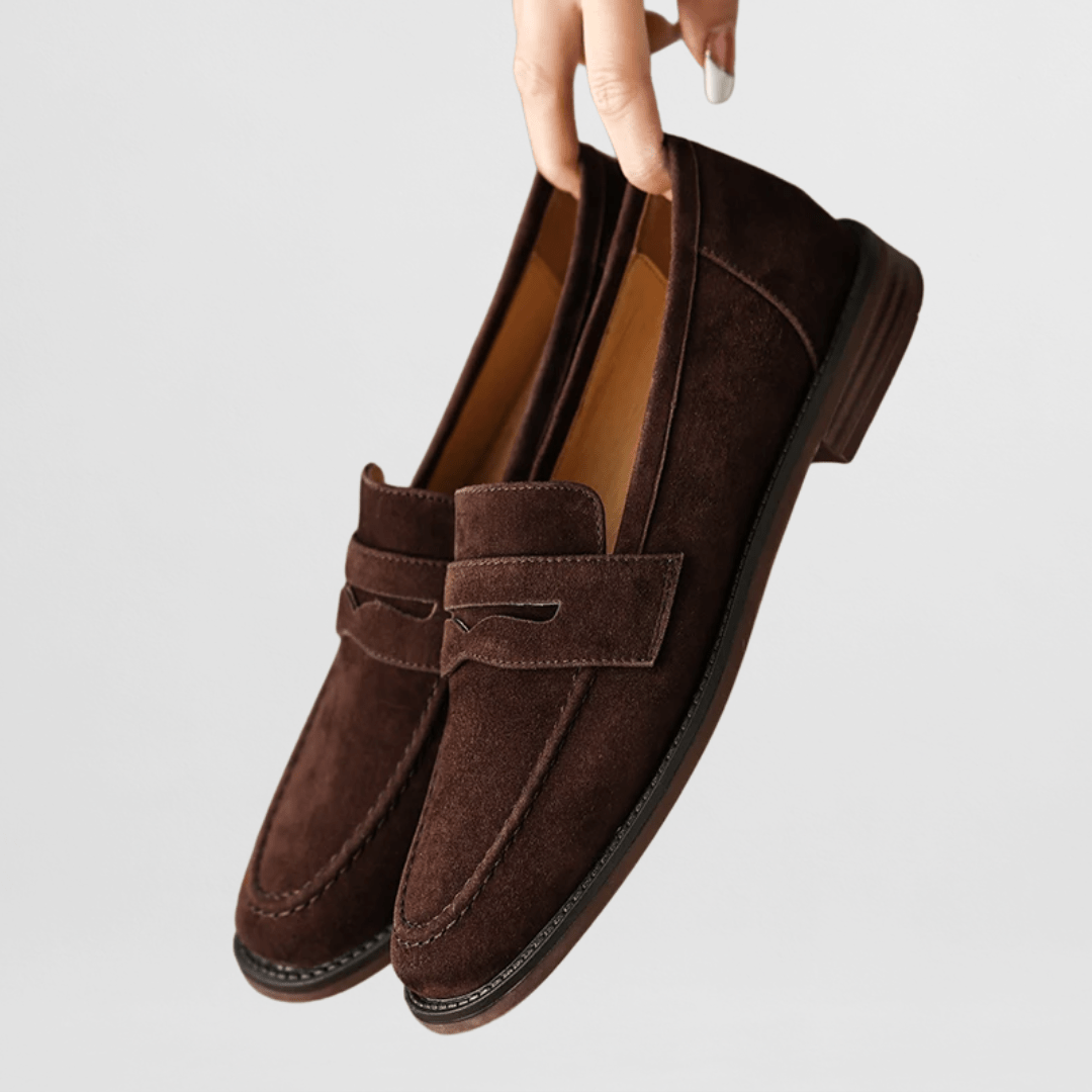 Timeless Leather Slip On Shoes