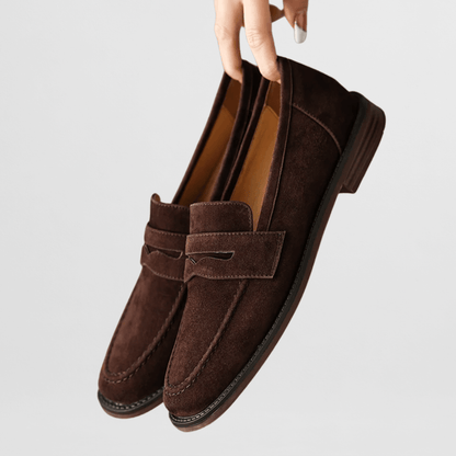 Timeless Leather Slip On Shoes