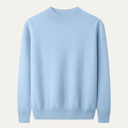 Men's Mock Neck Knit Sweater