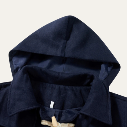 Men's Wool Blend Toggle Duffle Jacket