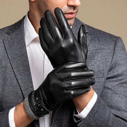 Premium Real Leather Driving Gloves