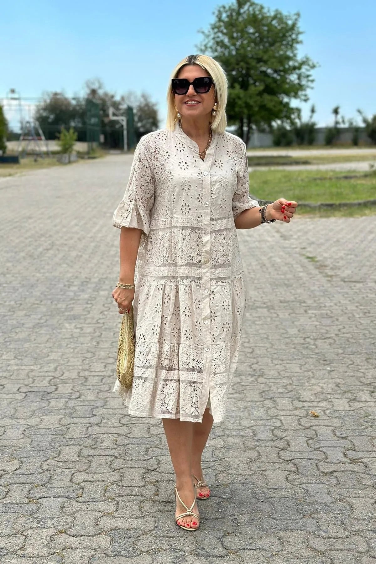 Elegant Floral Women's Dress