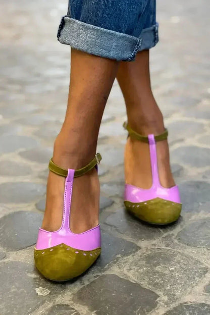 Strappy T-Bar Summer Sandals