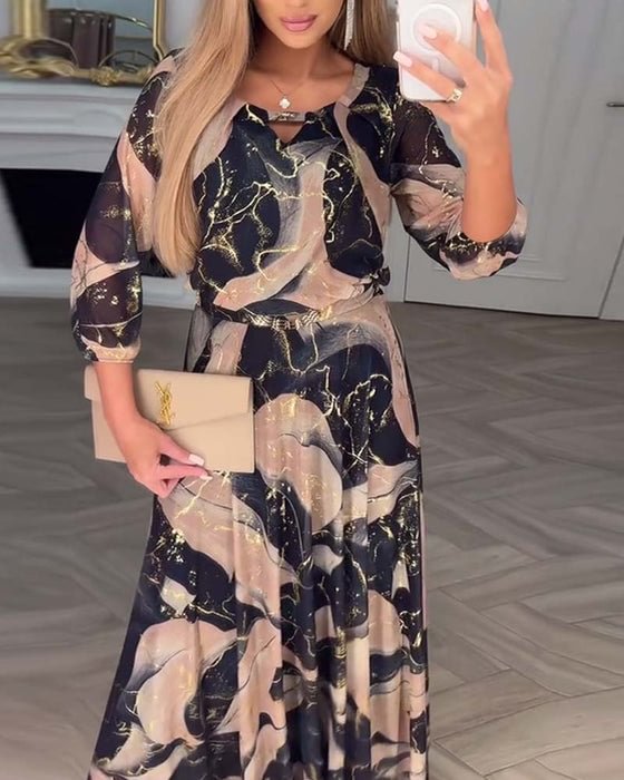 Beautiful Flowy Long Evening Dress