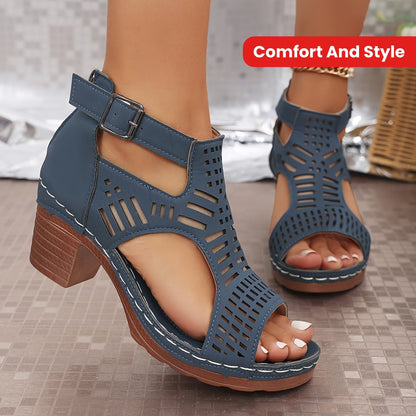 Chic High Heel Summer Sandals