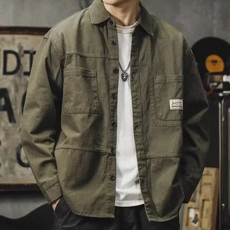 Mens Heavy-Duty Button Up Shirt