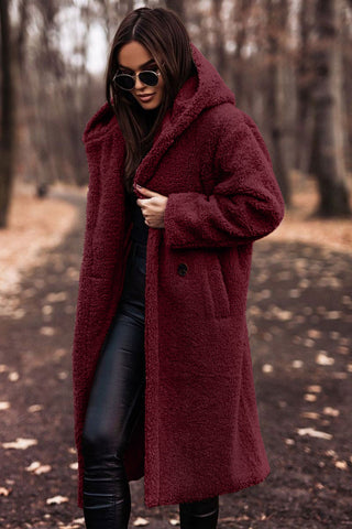 Women's Faux Fur Parka Coat With Hood