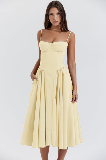 Floral Flowy Knee Length Dress