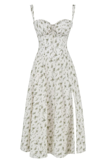 Women's Floral Print Spring Party Dress