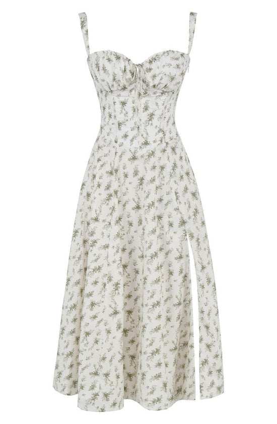 Women's Floral Waist Shaping Dress