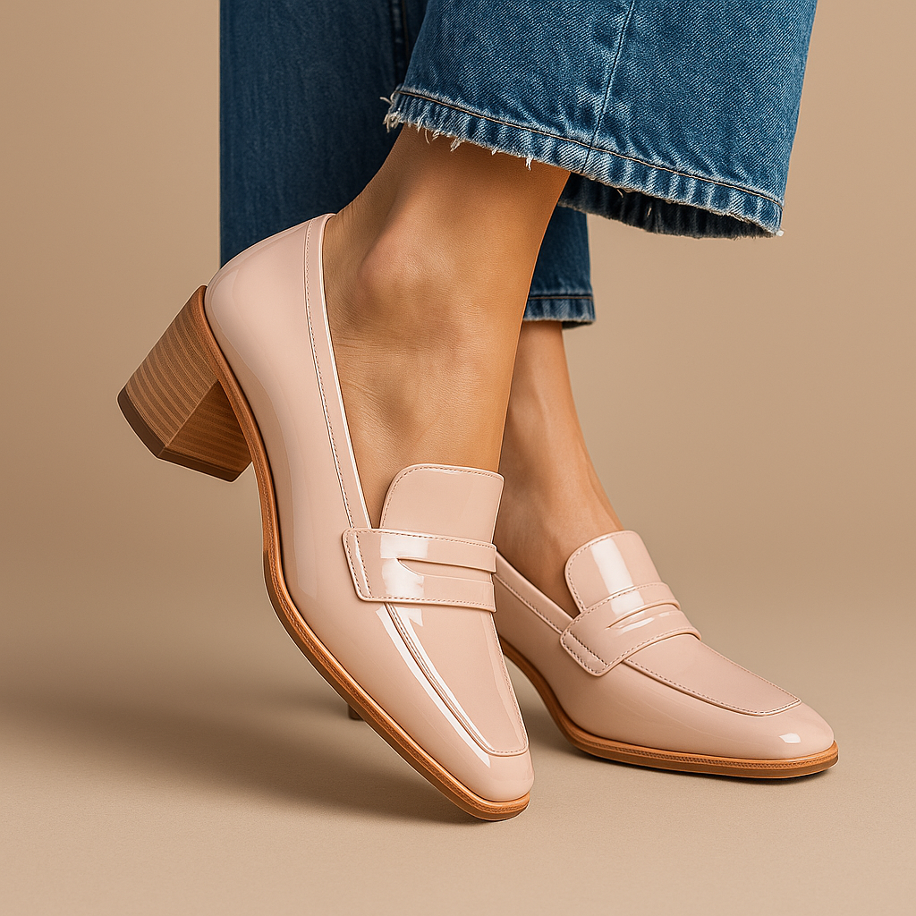 Sleek Leather Loafers - VibreMode