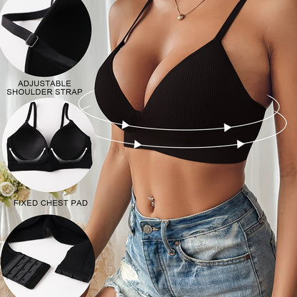 Women's Slim Push-Up Bra Breathable Anti-Slip Design