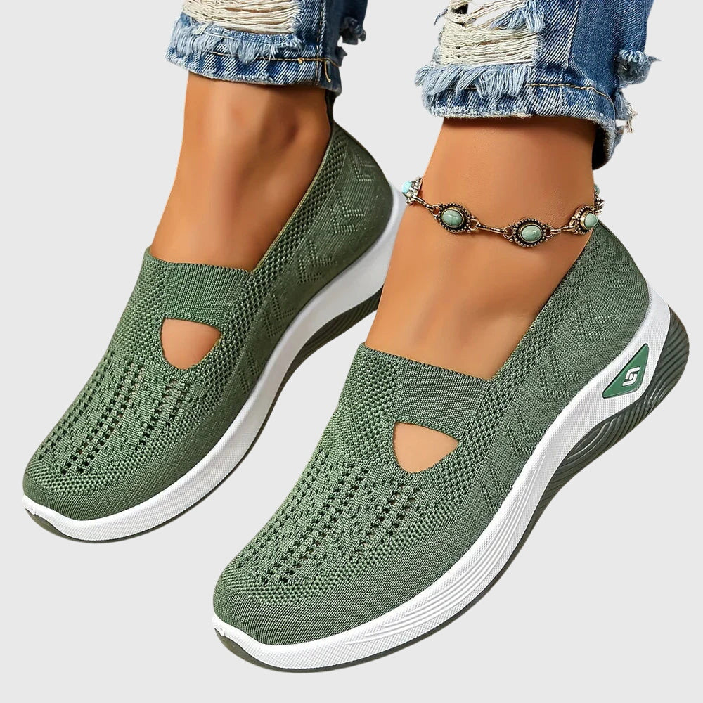 Comfortable Womens Lightweight Slip On Shoes - VibreMode