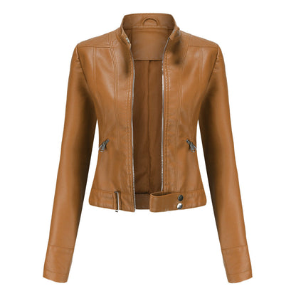 Ladies Lightweight Spring Zipper Jacket
