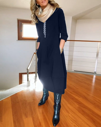 Beautiful Fit and Flare Evening Dress