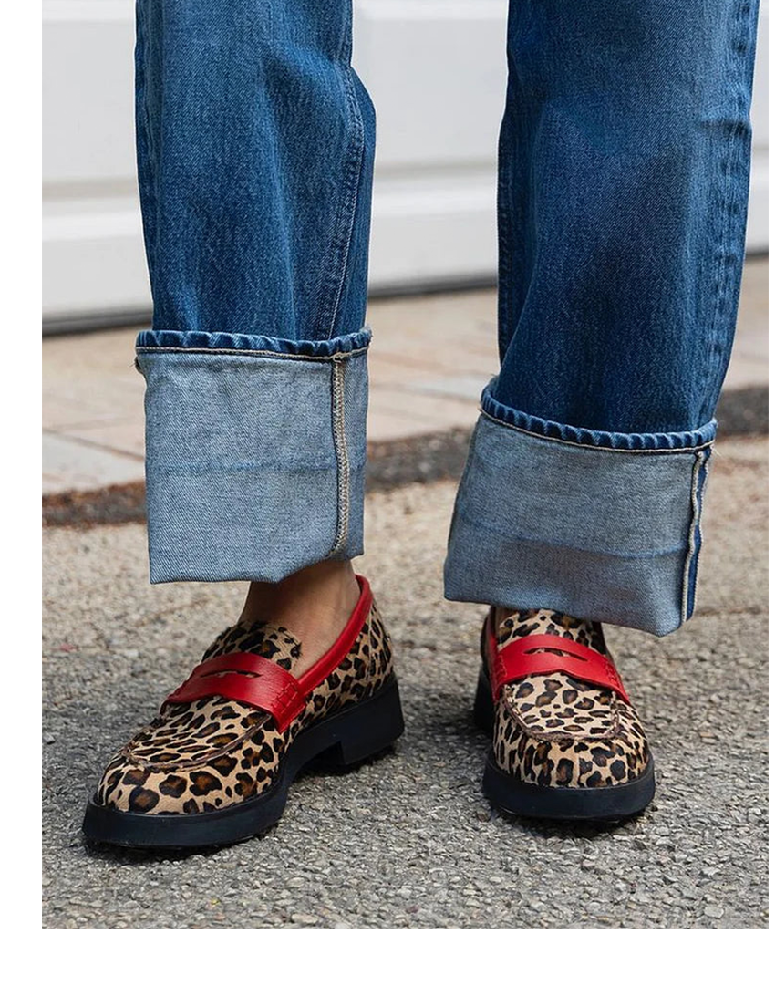 Men's Accent Loafers Leather - VibreMode