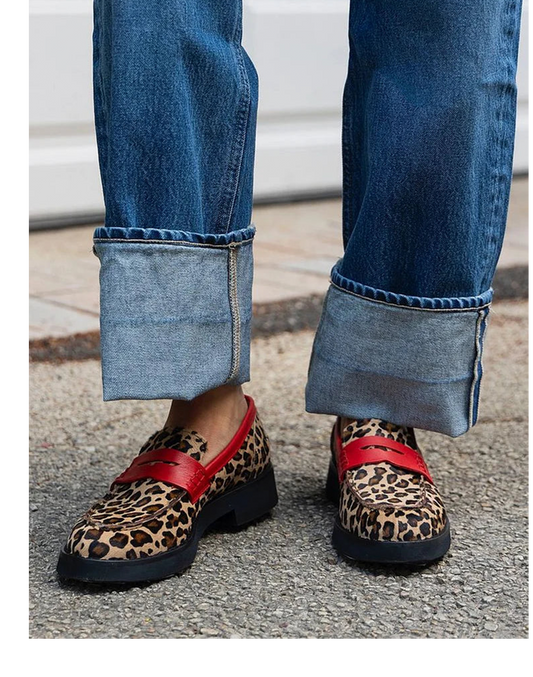 Men's Accent Loafers Leather - VibreMode