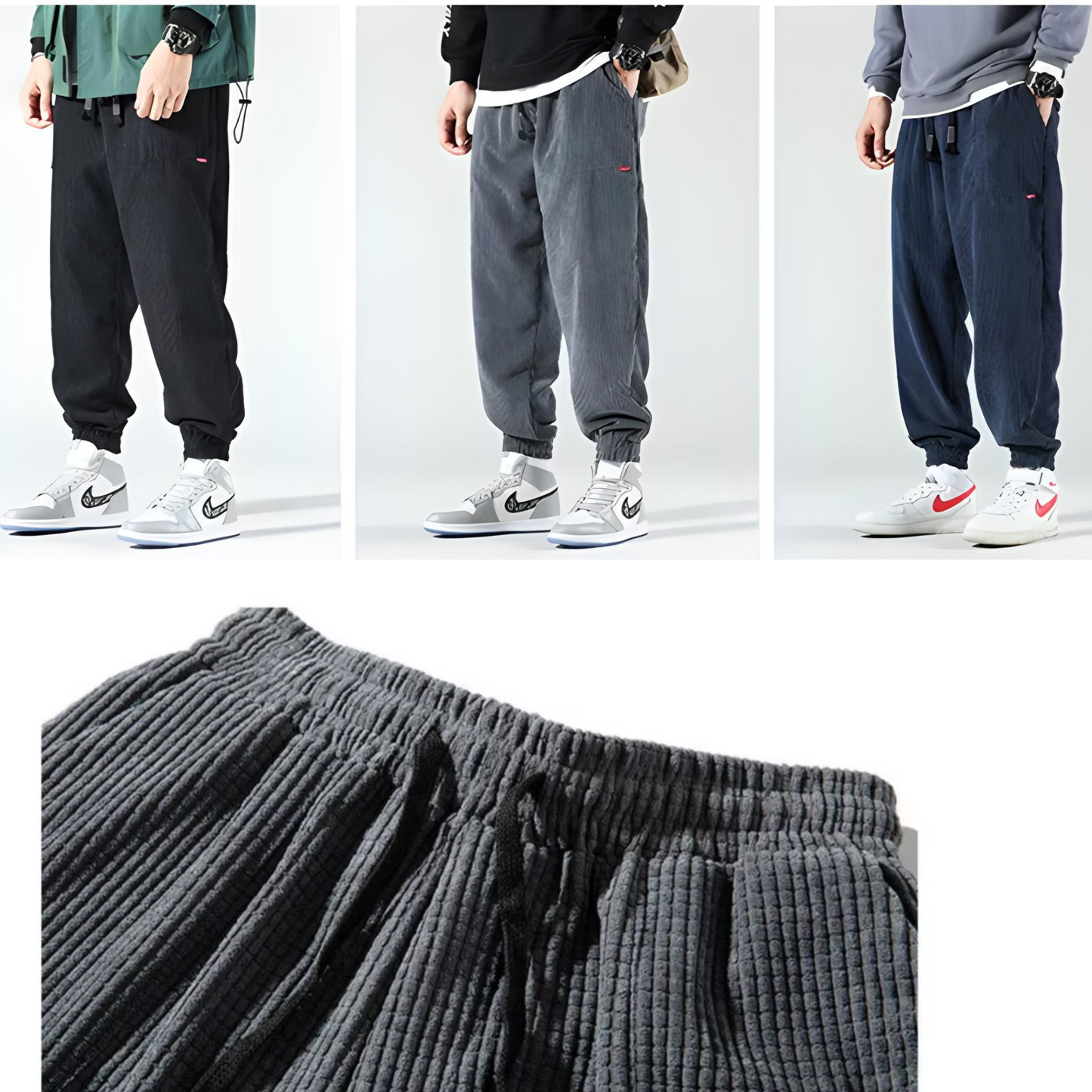 Retro Corduroy Casual Pants