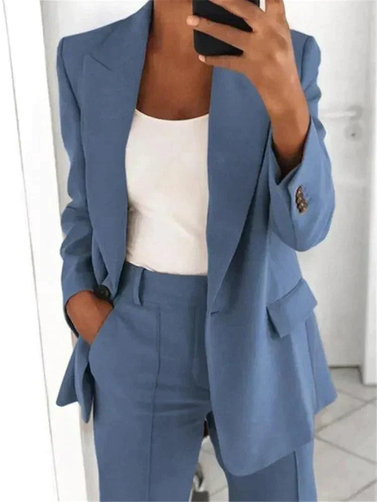 Casual Ladies Spring Two Piece Suit Set - VibreMode