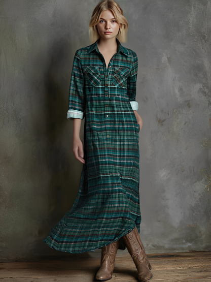 Elegant Floral Long Dress - VibreMode