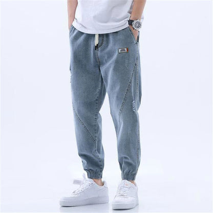 Men's Elastic Trousers Stretch Fit Comfortable Pants - VibreMode