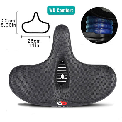 Comfortable Bike Saddle Extra Wide Seat