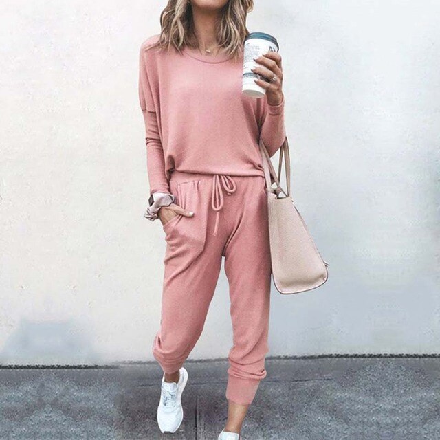 Comfy Women's 2 Piece Lounge Wear Sets - VibreMode